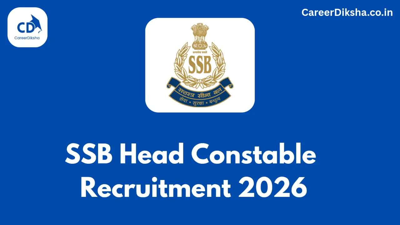 New government jobs 2025 online apply - SSB Head Constable Recruitment 2026: Apply Online for 233 Vacancies